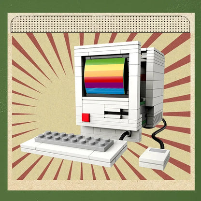 DIY Retro Electrical Appliances Building Blocks