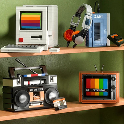 DIY Retro Electrical Appliances Building Blocks