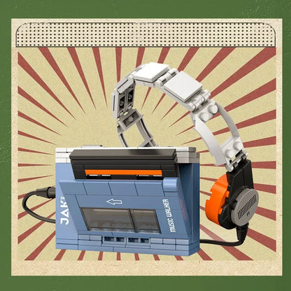 DIY Retro Electrical Appliances Building Blocks